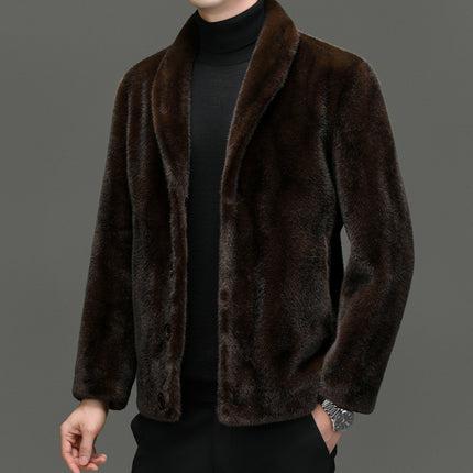 Men's Reversible Padded Fur Jacket