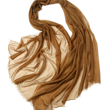 300 Rings Velvet Scarf Thin Solid Color And Plain Sun Protection