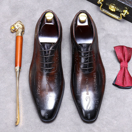 Men's Business Formal Leather Shoes – Stylish, Comfortable & Durable