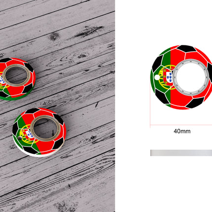 Football World Cup Fidget Spinner Toy Keychain