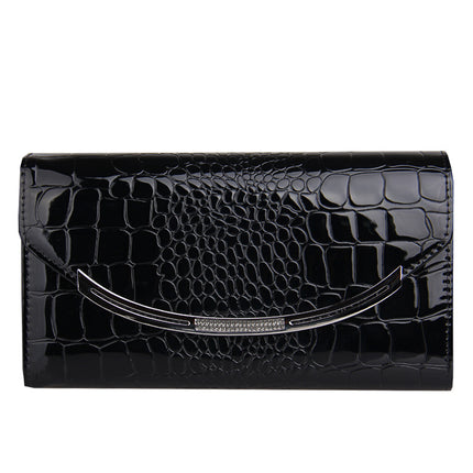 Petit sac de banquet tendance à bandoulière unique avec chaîne diagonale
