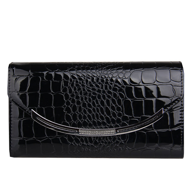 Petit sac de banquet tendance à bandoulière unique avec chaîne diagonale