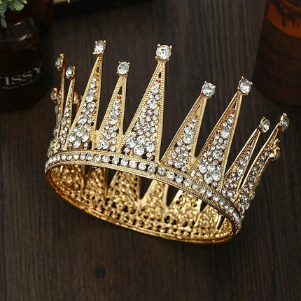 Bijoux de cheveux de mariage de mode de couronne de diamant