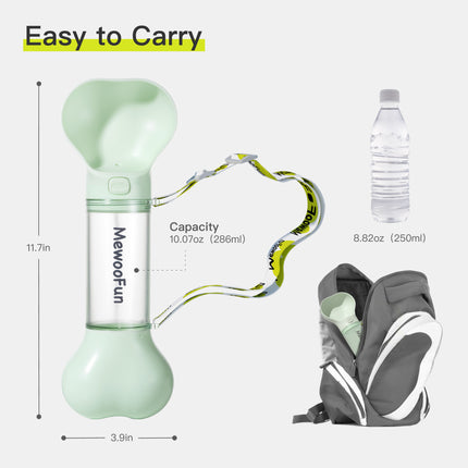 Mewoofun Pet Dog Water Bottle Feeder