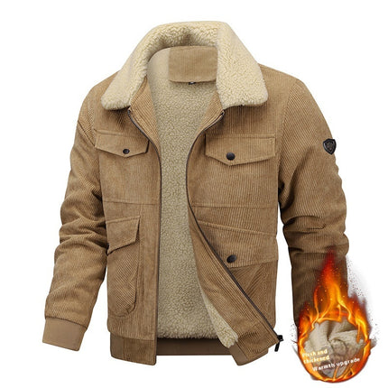 Men's Winter Lapel Fleece Jacket
