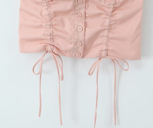 Fashionable All-match Short Top