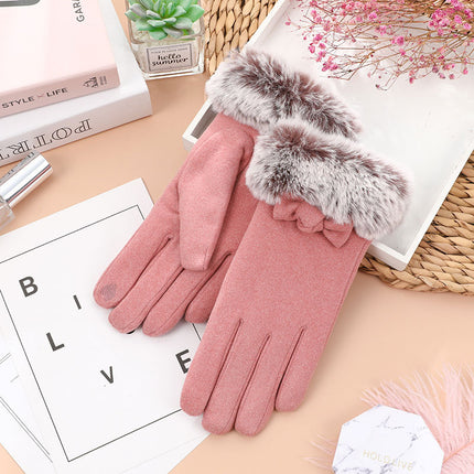 Gants chauds et épais pour cyclisme en plein air pour femmes