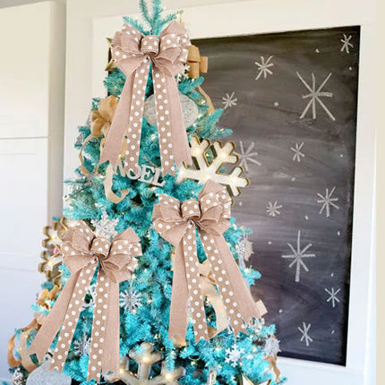Ruban de lin pour sapin de Noël
