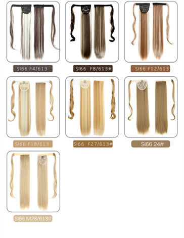 Chemical Fiber Invisible Velcro Ponytail