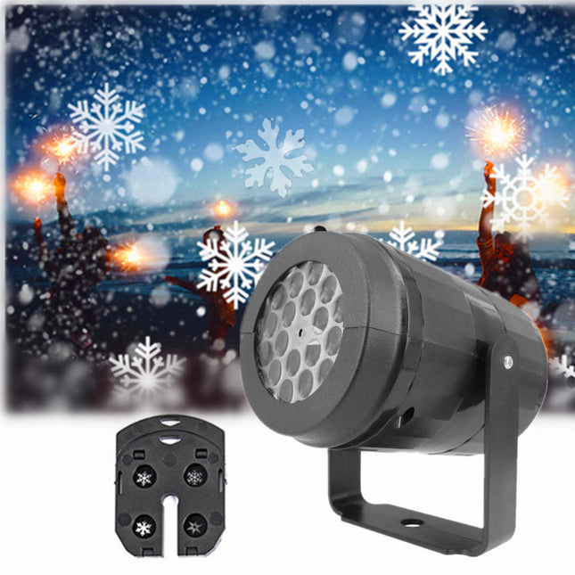 Projecteur de flocons de neige pour lumières de fête de Noël