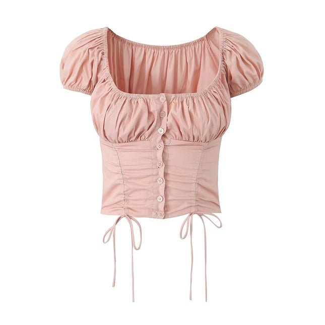 Fashionable All-match Short Top