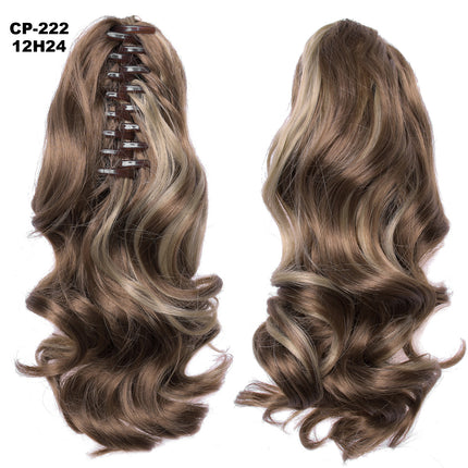 Long Wave Ponytail Wrap Around Clip-In Hair Headwear