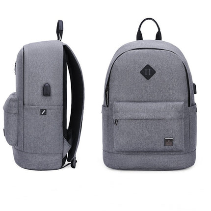 Sac à dos en polyester pour ordinateur portable 15,6 pouces, 43 x 32 x 10 cm, tissu ordinaire