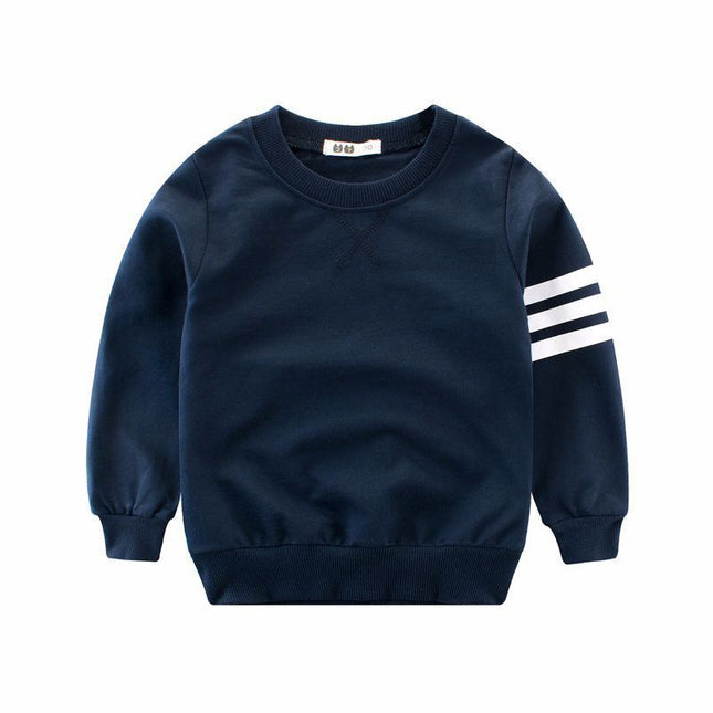 Pull col rond à manches longues pour garçon