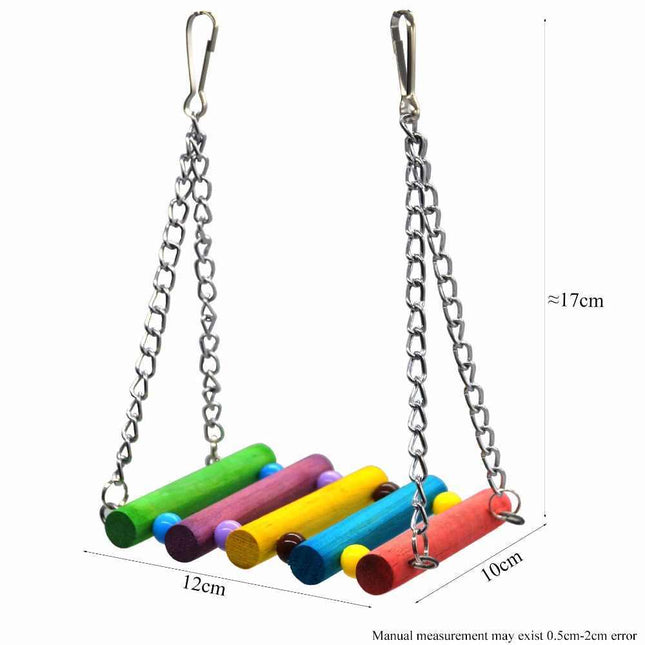 Colorful Suspension Bridge Swing Stand