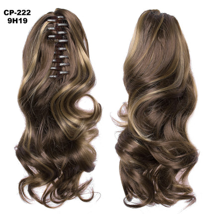 Long Wave Ponytail Wrap Around Clip-In Hair Headwear