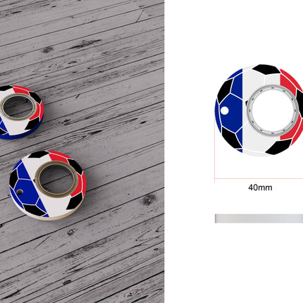Football World Cup Fidget Spinner Toy Keychain