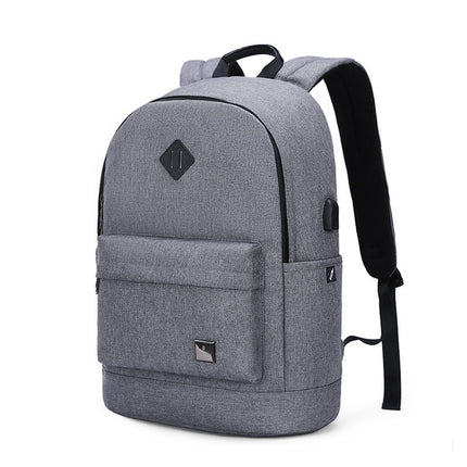 Sac à dos en polyester pour ordinateur portable 15,6 pouces, 43 x 32 x 10 cm, tissu ordinaire