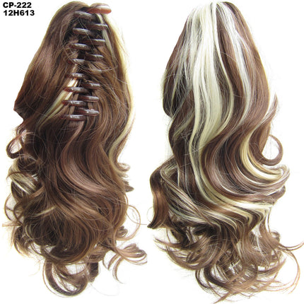 Long Wave Ponytail Wrap Around Clip-In Hair Headwear