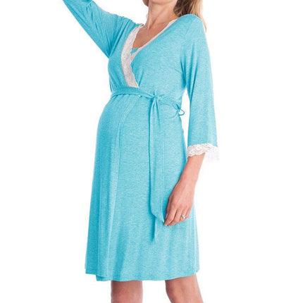 Chemise de nuit pour femmes enceintes Vêtements de nuit de maternité