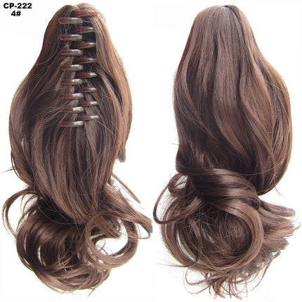 Long Wave Ponytail Wrap Around Clip-In Hair Headwear