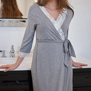 Chemise de nuit pour femmes enceintes Vêtements de nuit de maternité