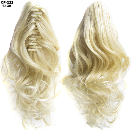 Long Wave Ponytail Wrap Around Clip-In Hair Headwear