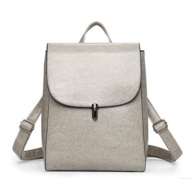 Sac à dos élégant en cuir PU pour femme - Cartable de haute qualité