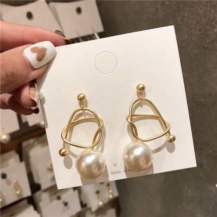 Boucles d'oreilles en perles personnalisées avec enroulement en métal