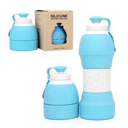 Bouteille d'eau pliable en silicone