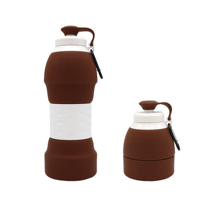 Bouteille d'eau pliable en silicone