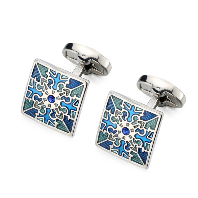 Boutons de manchette en métal pour costume français pour homme