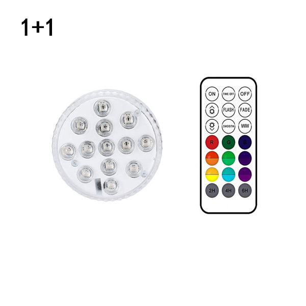 LED Waterproof Submersible Light with Remote