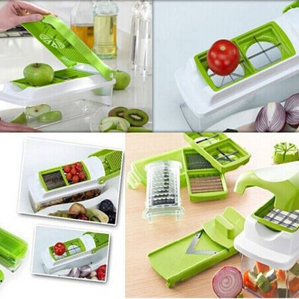 Hachoir à légumes multifonctionnel 12 pièces
