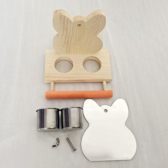 Parrot Puzzle Bird Toy Grinding Claw Stand