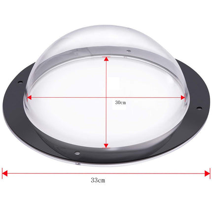 Acrylic Window Transparent Semi-Circular Cover Pet Fence Window