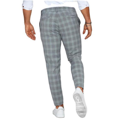 Plaid Men's Casual Pants