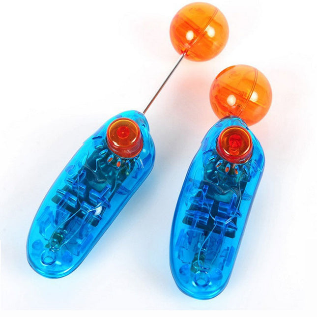 Dog training interactive toy with sporty blue and orange design, suitable for effective pet training.