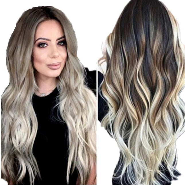 Wig Female Long Curly Hair