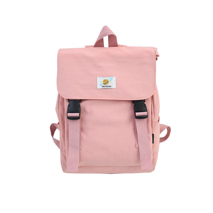 Sac à dos en toile imperméable pour femme – Sac d’école et de voyage élégant pour adolescentes