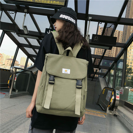 Sac à dos en toile imperméable pour femme – Sac d’école et de voyage élégant pour adolescentes