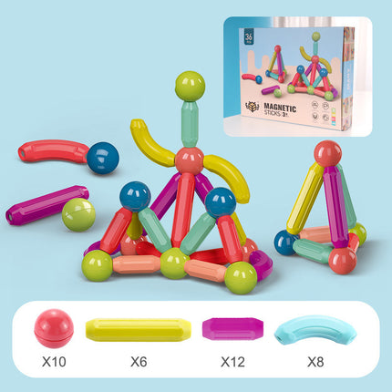 Magnetic Rod Building Blocks For Children Toys Gift