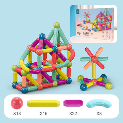 Magnetic Rod Building Blocks For Children Toys Gift