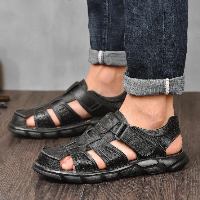Retro Trendy Velcro Beach Shoes for Casual Style