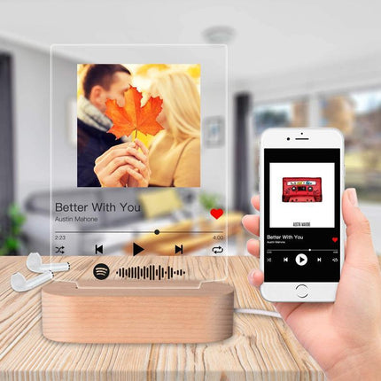 Custom Photo Music Night Light