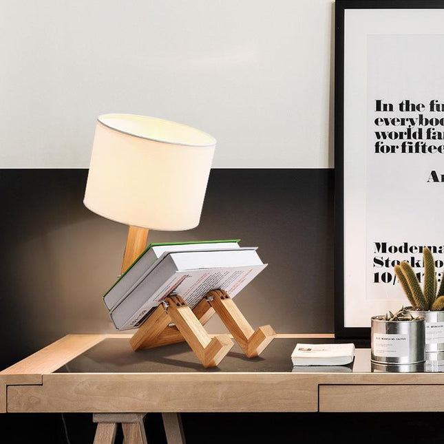 Creative Wooden Desk Lamp