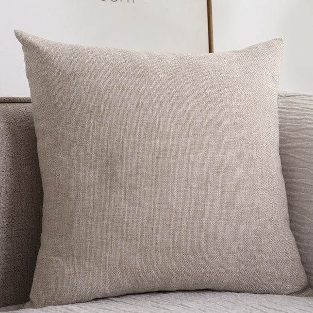 Thickened Cotton Linen Sofa Pillow