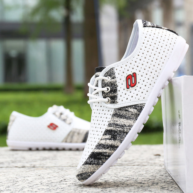 Men's Summer Breathable Canvas Shoes Lazy Peas Shoes