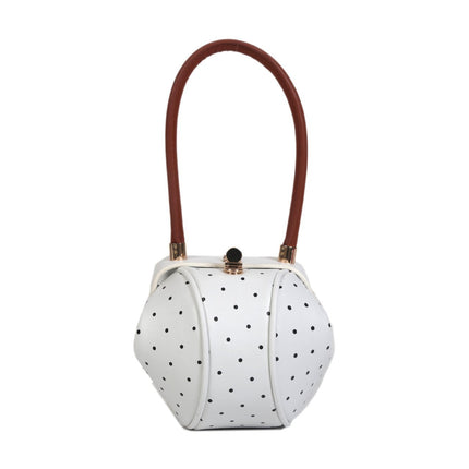 Mini sacs fourre-tout à pois en forme de boulette