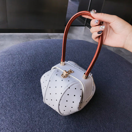 Mini sacs fourre-tout à pois en forme de boulette
